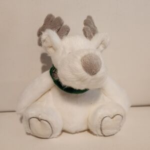 8” White Reindeer Plush Bath and Body Works Stuffed Animal